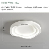 Nordic Minimalista LED Mennyezeti Lámpa – 40–60 cm Dimmelhető