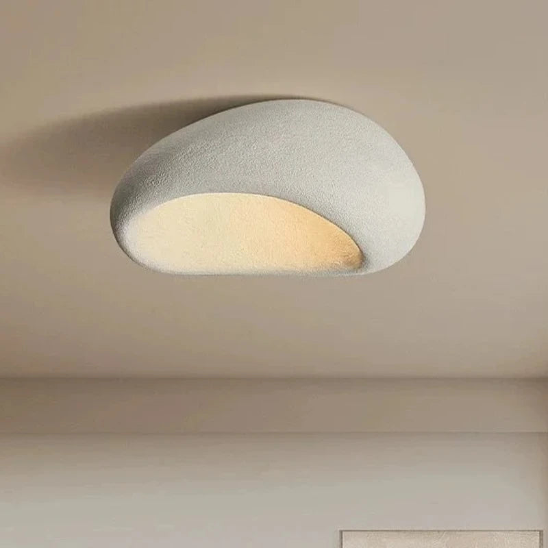 Wabi-Sabi Gyanta Csillár LED – Skandináv Krém Stílus Nappaliba