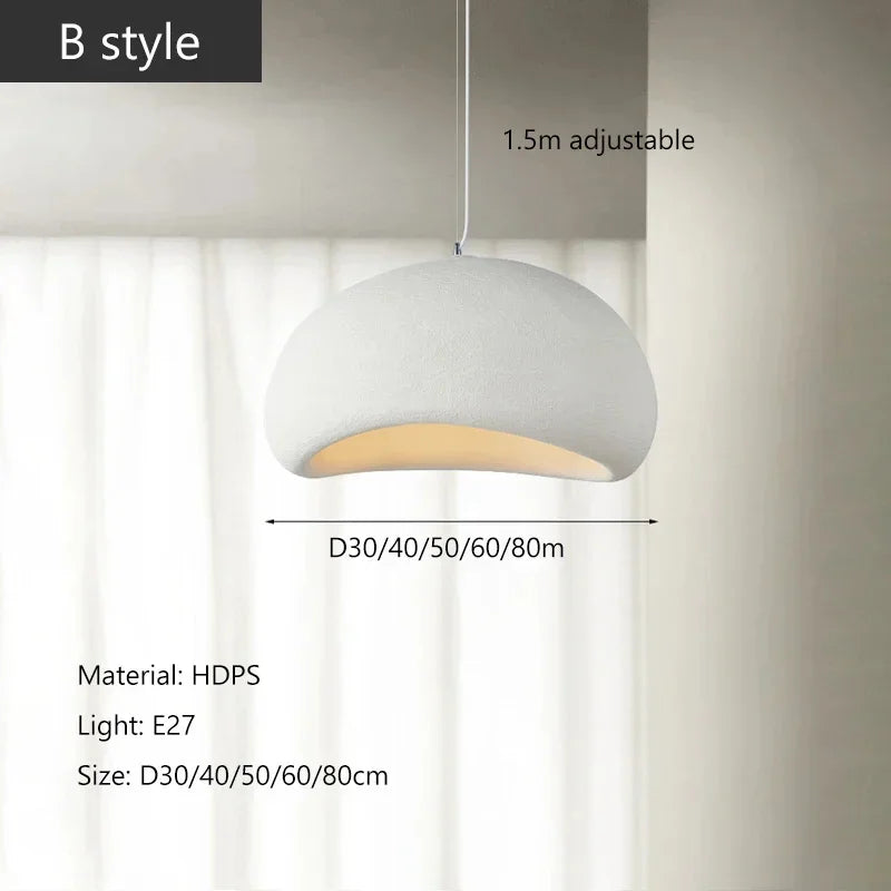 Wabi-Sabi Függesztő Lámpa – Modern E27 LED Csillár