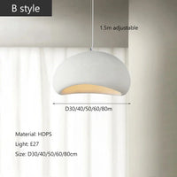 Wabi-Sabi Függesztő Lámpa – Modern E27 LED Csillár