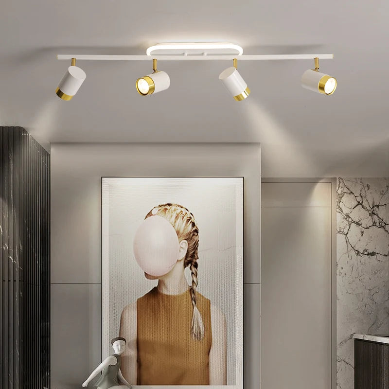 Fekete Fehér LED Csillár Modern – 3-5 Karos Nappaliba Folyosóra