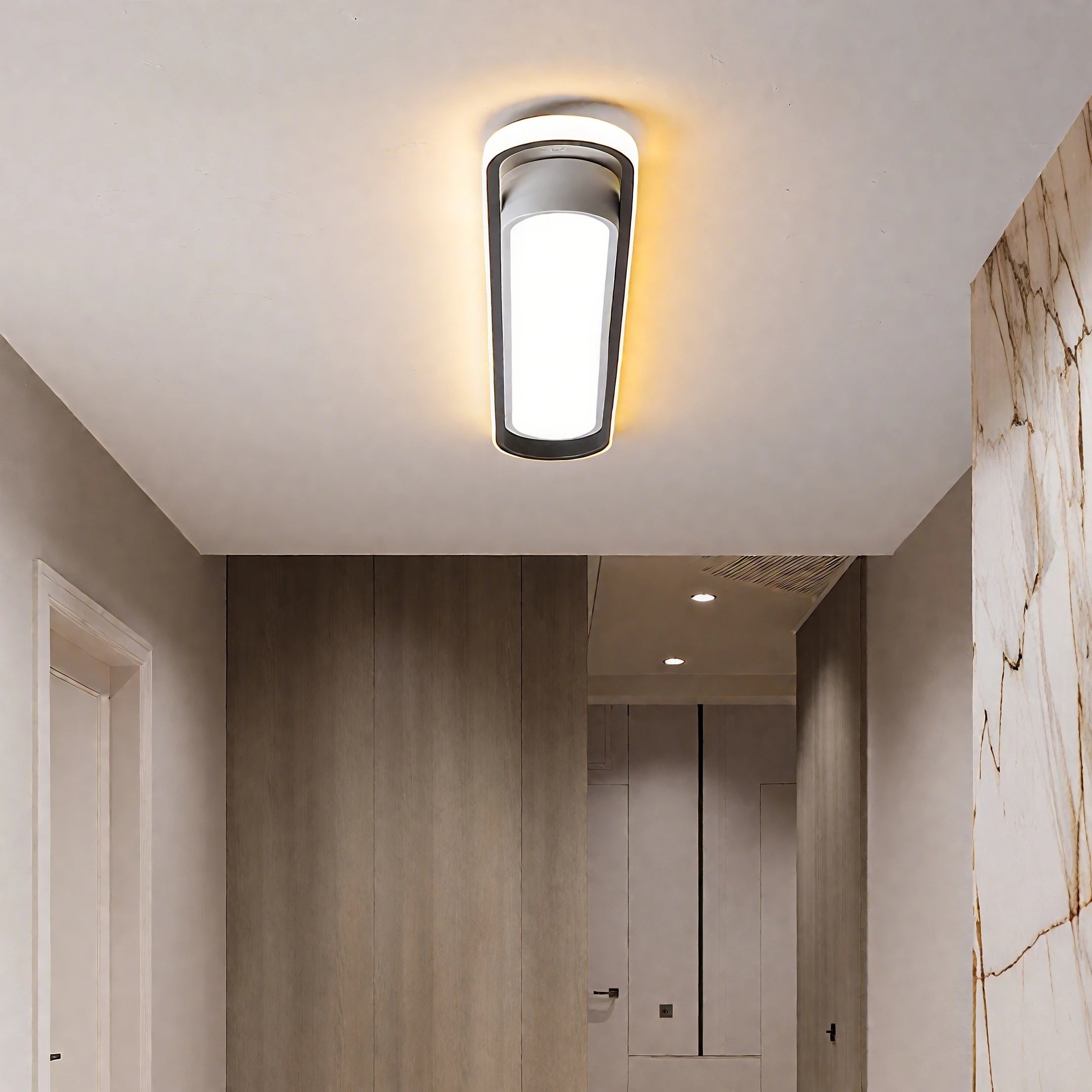LED Téglalap Fénysáv – Modern Folyosó és Lépcsőház Mennyezeti Lámpa