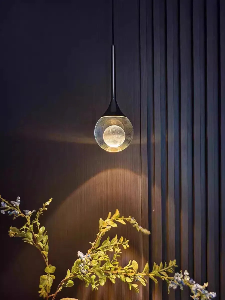 Hold Kristály Függőlámpa LED – Modern Luxus Hálószobába Étkezőbe