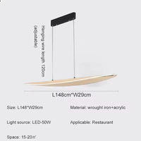 Akril Függő Csillár – Modern LED Bárlámpa Étkezőbe, Bárba és Nappaliba