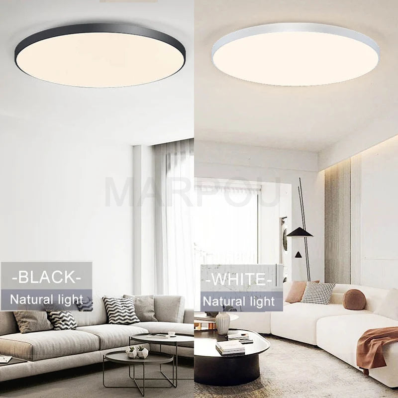 Okos Nagy LED Mennyezeti Lámpa – Távirányítós, Dimmelhető 36–80W