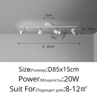 Fekete Fehér LED Csillár Modern – 3-5 Karos Nappaliba Folyosóra