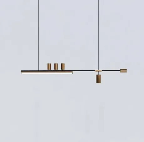Minimalista Lineáris Csillár – Modern LED Lámpa Étterembe, Bárba és Nappaliba