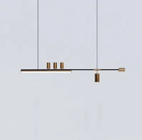 Minimalista Lineáris Csillár – Modern LED Lámpa Étterembe, Bárba és Nappaliba