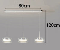 Modern Üveg és Fém Multi-Fejes Csillár – 1–5 Fejes LED Nappaliba
