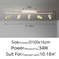 Fekete Fehér LED Csillár Modern – 3-5 Karos Nappaliba Folyosóra