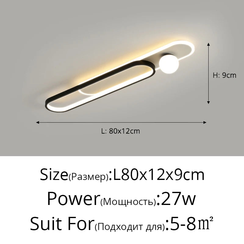 LED Mennyezeti Lámpa Ovális Gömbös – Családi Nappaliba és Konyhába