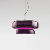 Üveg Gyűrű LED Függesztő Lámpa – Színes Modernist Design
