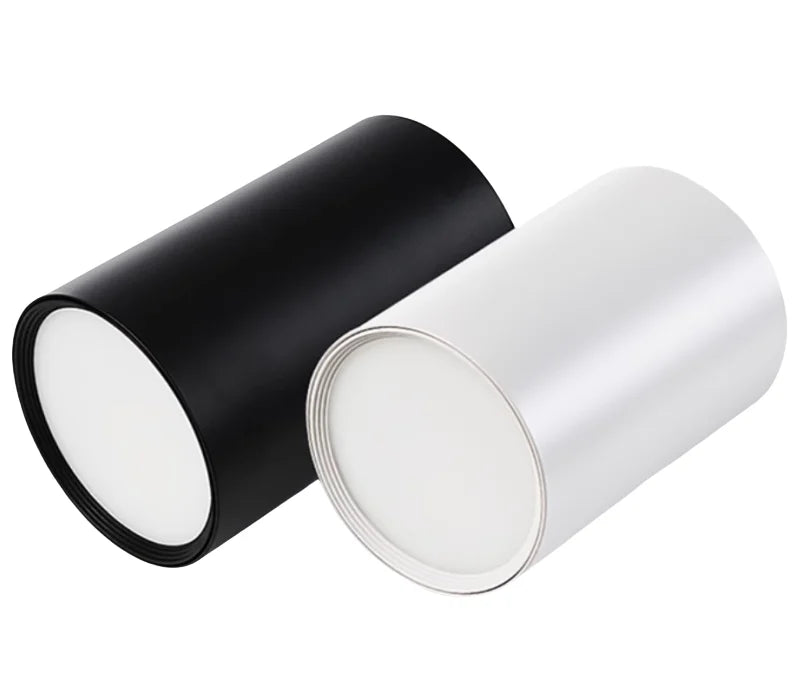 Dimmelhető COB LED Downlight – Mennyezeti Spotlámpa Fehér/Fekete, 7–30W