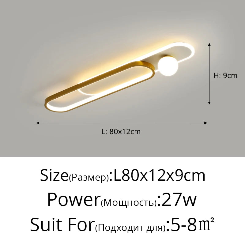 LED Mennyezeti Lámpa Ovális Gömbös – Családi Nappaliba és Konyhába