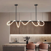 Nordic Arany/Fekete Csillár Étkezőbe – LED, Táv- és APP-vezérelt (110–200 cm)