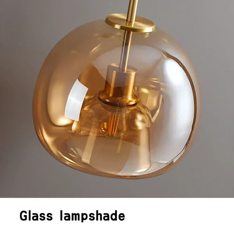 Üveg Nordic Mennyezeti Lámpa – Modern LED Folyosóra