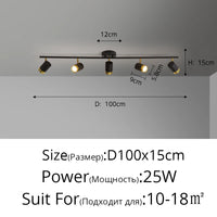 Fekete Fehér LED Csillár Modern – 3-5 Karos Nappaliba Folyosóra