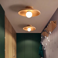 Fa Kerek Mennyezeti Lámpa – Nordic E27 LED