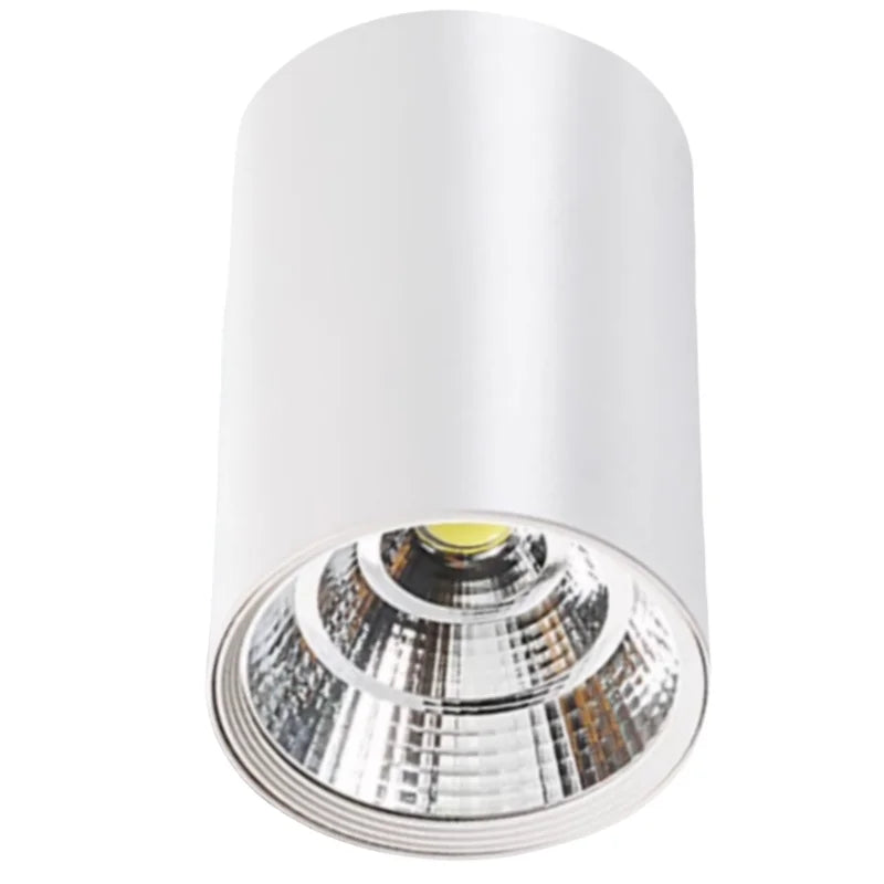 Dimmelhető COB LED Downlight – Mennyezeti Spotlámpa Fehér/Fekete, 7–30W