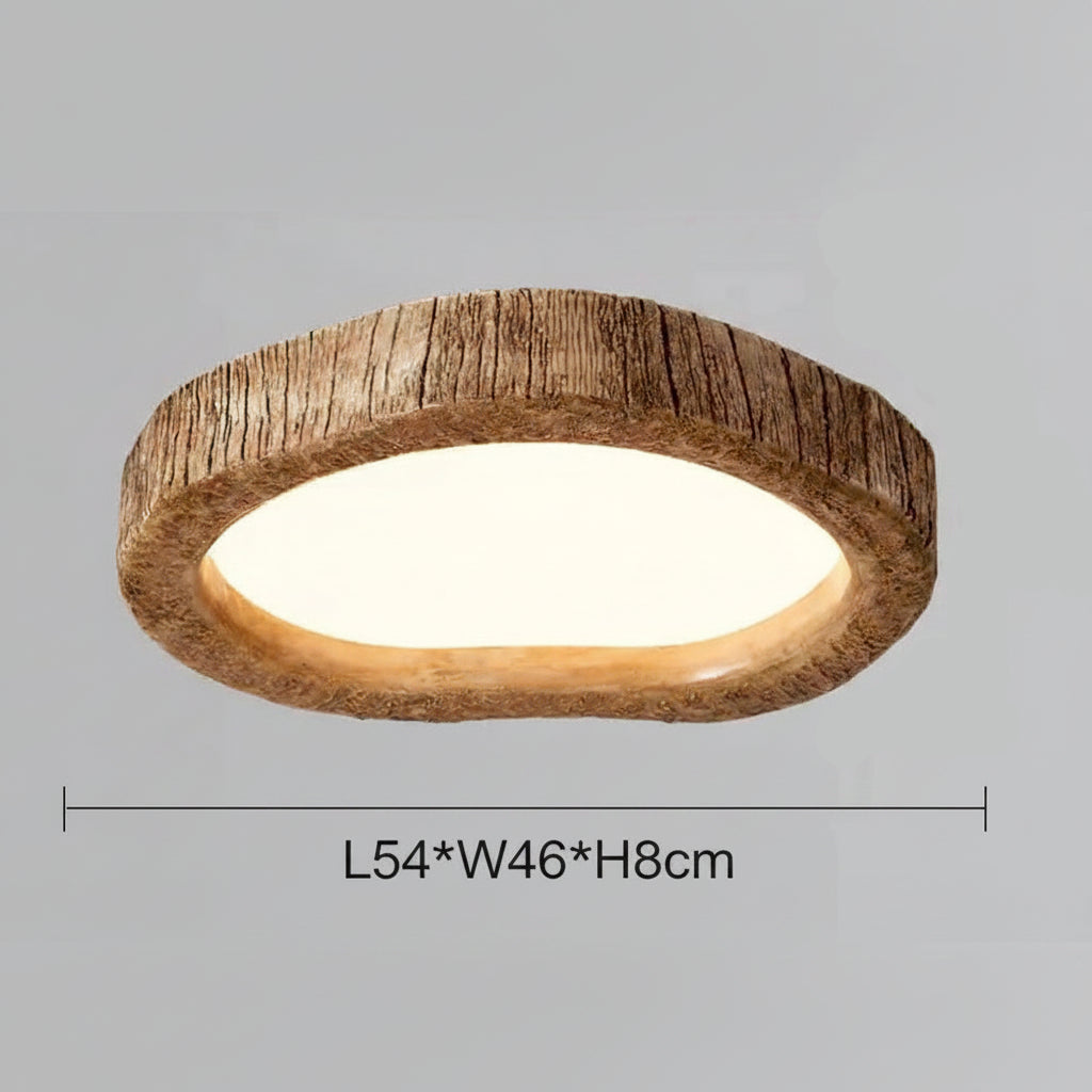 Nordic Designer Fa LED Mennyezeti Lámpa – Étkezőbe és Nappaliba