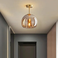 Üveg Nordic Mennyezeti Lámpa – Modern LED Folyosóra