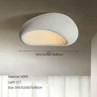 Wabi-Sabi Gyanta Csillár LED – Skandináv Krém Stílus Nappaliba