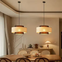 Vintage Rattan Fonott Függő Lámpa – Meleg Fehér LED Nappaliba és Étkezőbe