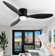 Mennyezeti Ventilátor Lámpával – Csendes DC Motor, 6 Sebesség, Távirányítóval