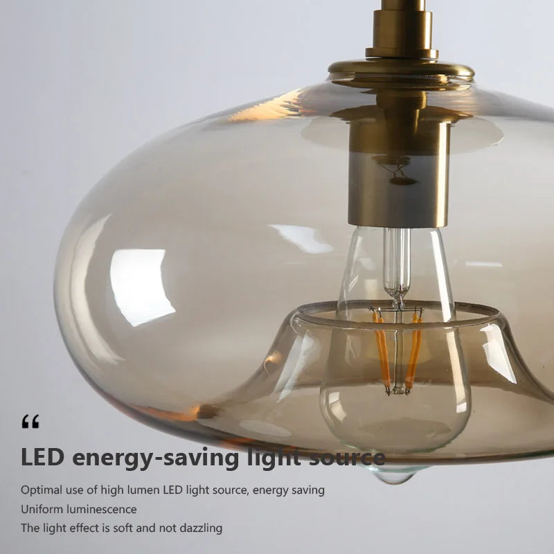 Modern LED Üveg Mennyezeti Lámpa – Minimalista Lámpa Előszobába és Folyosóra