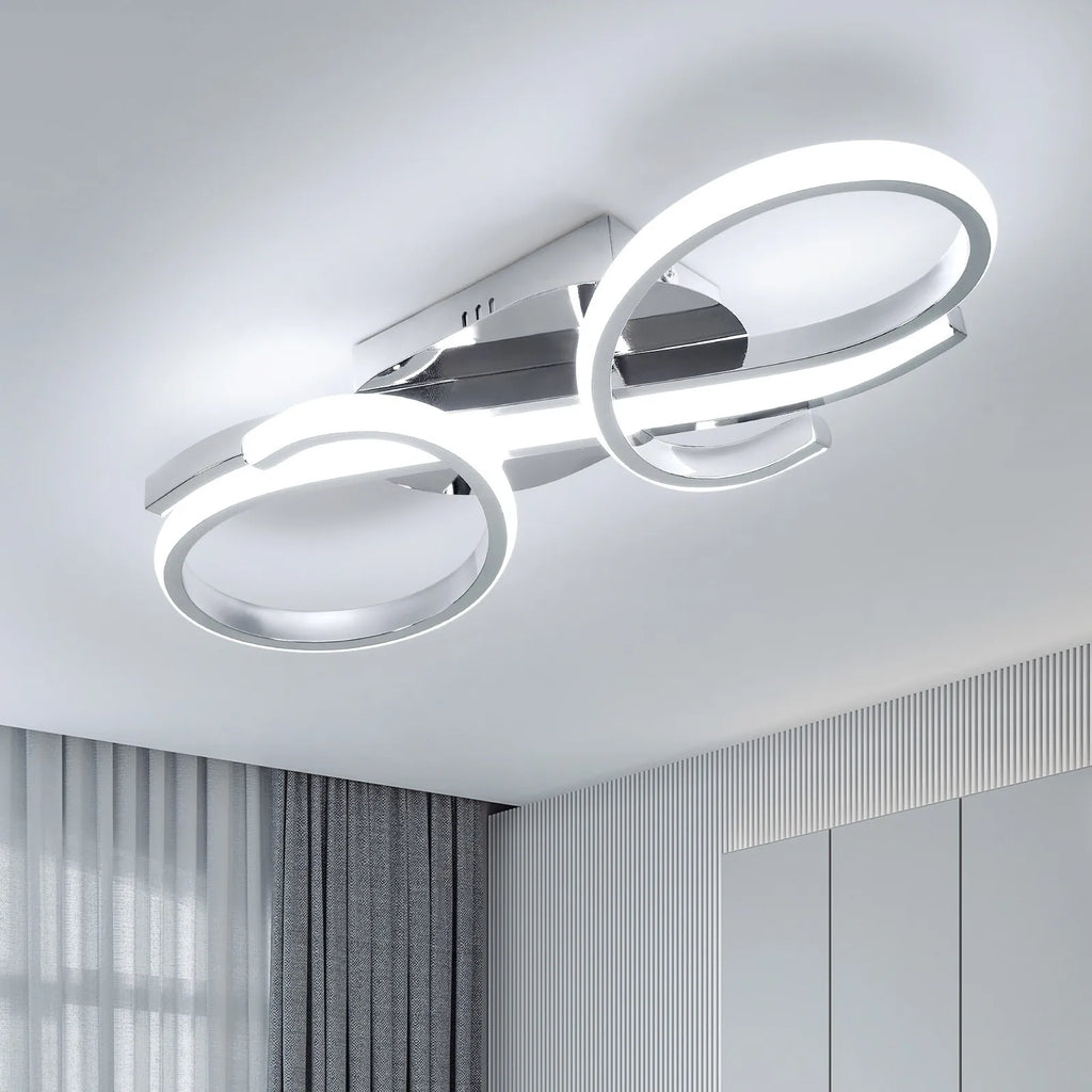 Geometriai LED Csillár – 36W Kreativ Formájú Akril Nappaliba