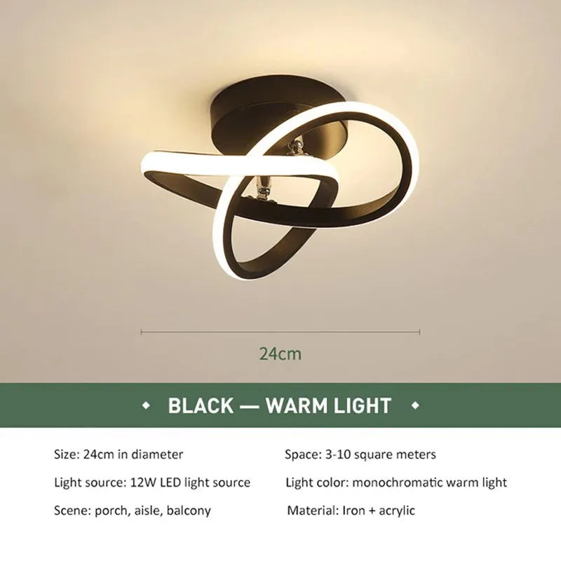LED Fénysáv Mennyezeti Lámpa – Modern Minimalista Erkkélyre és Bejárathoz
