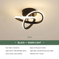 LED Fénysáv Mennyezeti Lámpa – Modern Minimalista Erkkélyre és Bejárathoz