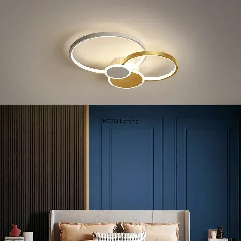 Ultravékony LED Mennyezeti Lámpa – Dimmelhető Nyílt Csillár 58–80 cm