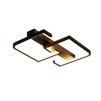 Fekete Dimmelhető LED Mennyezeti Lámpa – Távirányítós Modern Design
