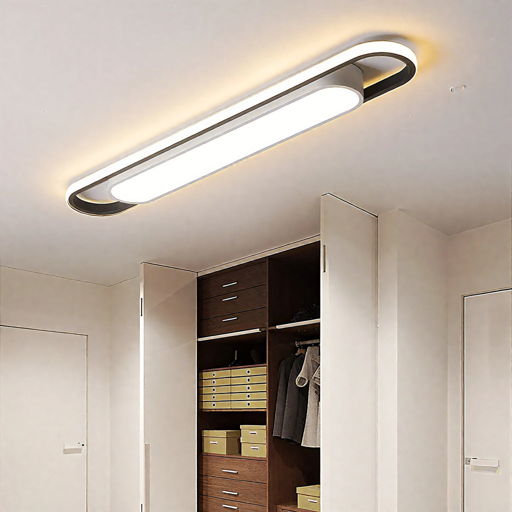 LED Téglalap Fénysáv – Modern Folyosó és Lépcsőház Mennyezeti Lámpa