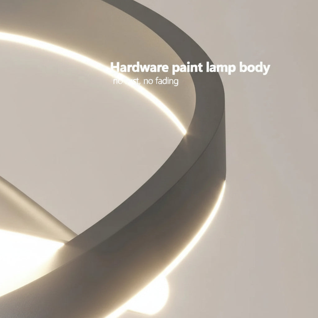 Nagy Gyűrűs LED Csillár – Minimalist Kör Lámpa Nappaliba