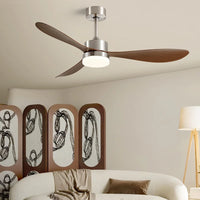 Ipari Retro Mennyezeti Ventilátor Lámpával – DC Motor, Távirányítóval