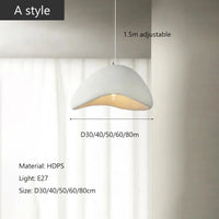 Wabi-Sabi Függesztő Lámpa – Modern E27 LED Csillár