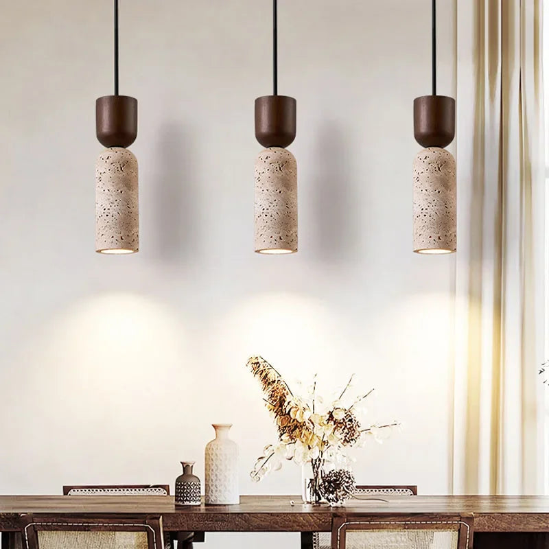 Wabi-Sabi Fa Éjjeliszekrény Csillár – Francia Vintage Hotel Stílus