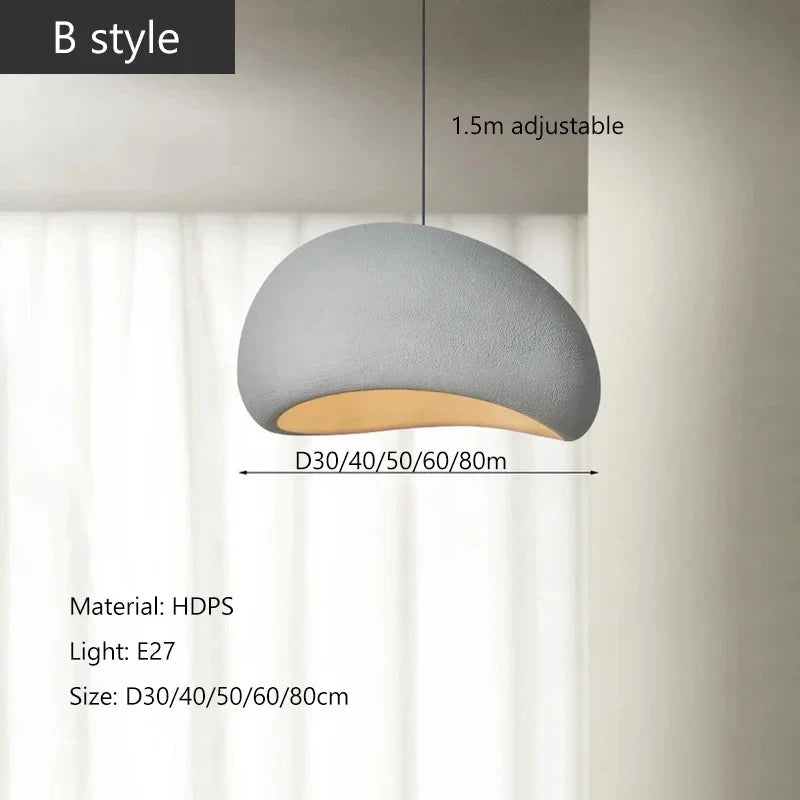 Wabi-Sabi Függesztő Lámpa – Modern E27 LED Csillár