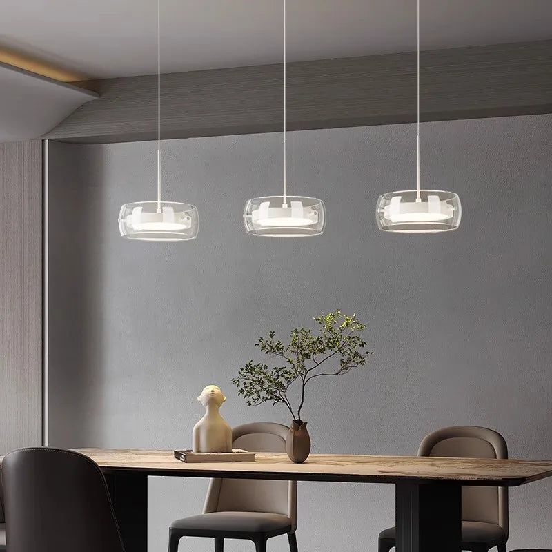 Modern Üveg és Fém Multi-Fejes Csillár – 1–5 Fejes LED Nappaliba