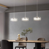 Modern Üveg és Fém Multi-Fejes Csillár – 1–5 Fejes LED Nappaliba