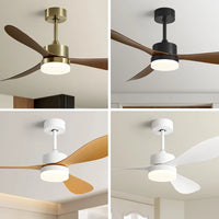 Ipari Retro Mennyezeti Ventilátor Lámpával – DC Motor, Távirányítóval