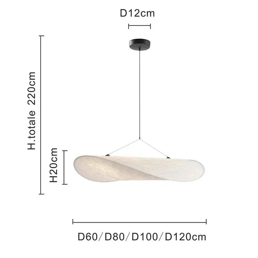 Nordik Kerek Függő Csillár – Modern LED Lámpa Étkezőbe és Nappaliba, 6 Méretben