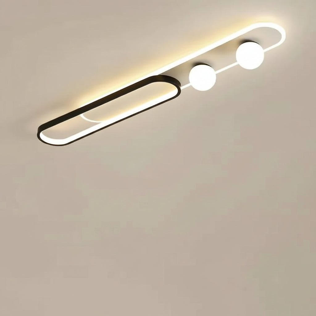 LED Mennyezeti Lámpa Ovális Gömbös – Családi Nappaliba és Konyhába