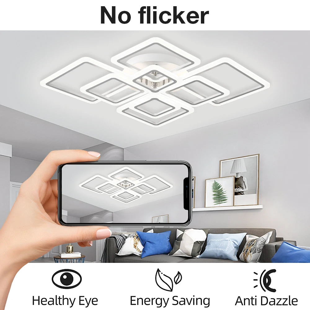Okos Dimmelhető LED Csillár – 4–10 Ágas APP Távirányítós