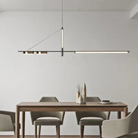 Minimalista Lineáris Csillár – Modern LED Lámpa Étterembe, Bárba és Nappaliba