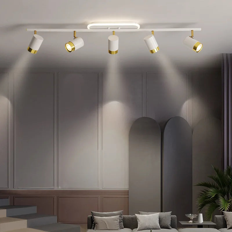 Fekete Fehér LED Csillár Modern – 3-5 Karos Nappaliba Folyosóra