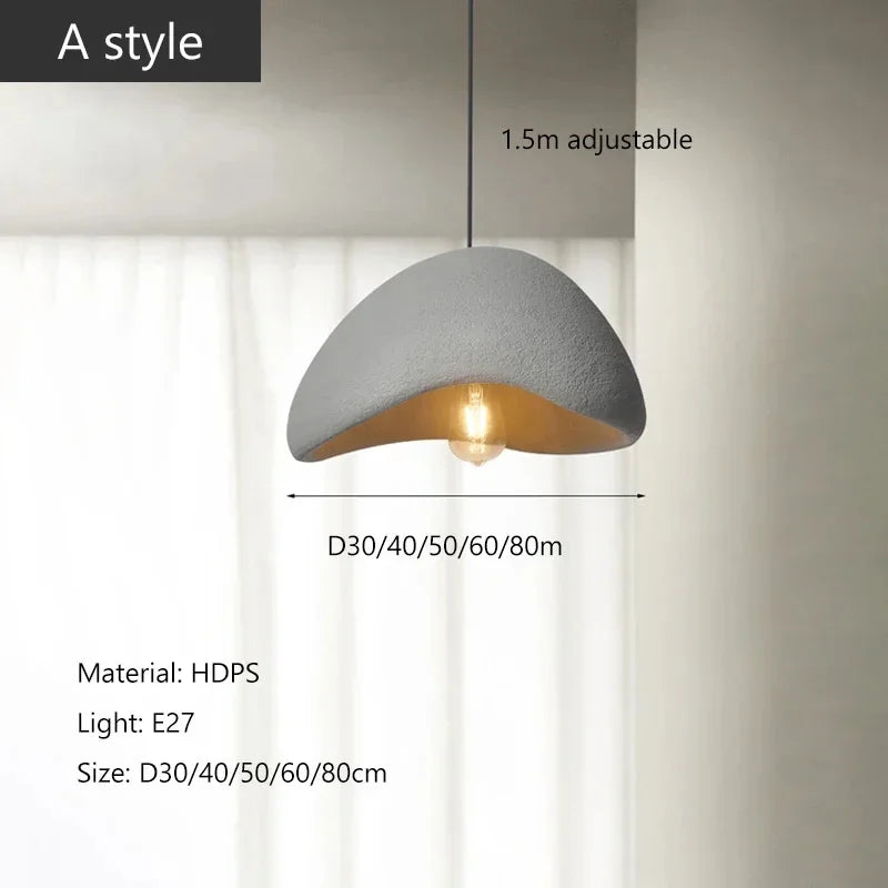 Wabi-Sabi Függesztő Lámpa – Modern E27 LED Csillár