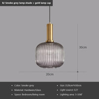 Üveg Gömb Függő Lámpa – Borostyán / Szürke / Zöld E27 Étkezőbe